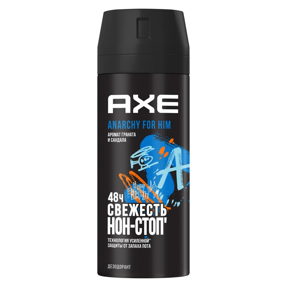 Изображение товара Дезодорант-спрей Axe Anarchy For him мужской аромат граната и сандала 150мл