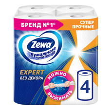 Бумажные полотенца Zewa Expert 4 рулона