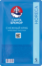 Крабовые палочки Санта Бремор снежный краб имитация замороженные, 500г