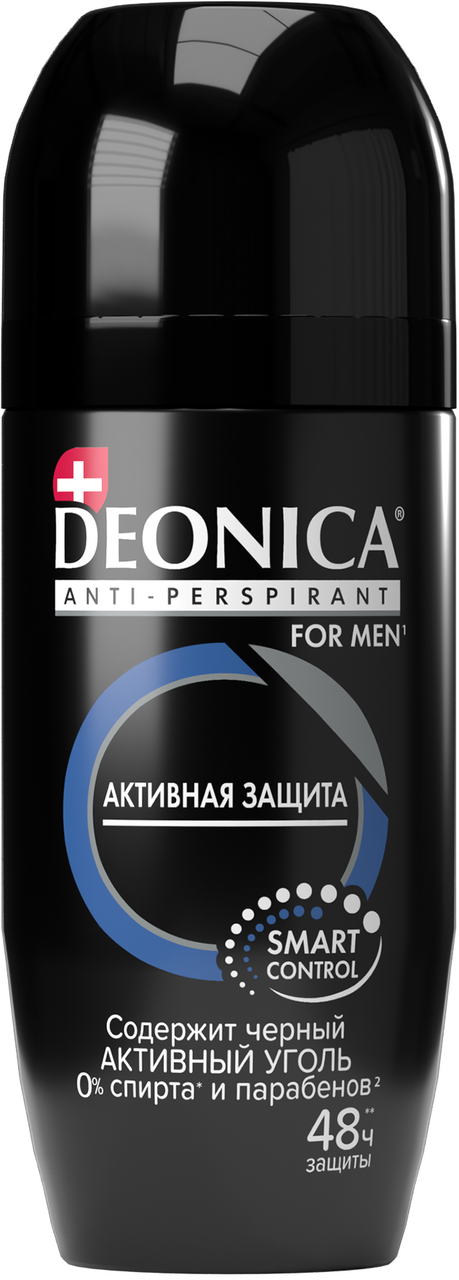 Изображение товара Антиперспирант-ролик Deonica For Men Активная защита, 50мл