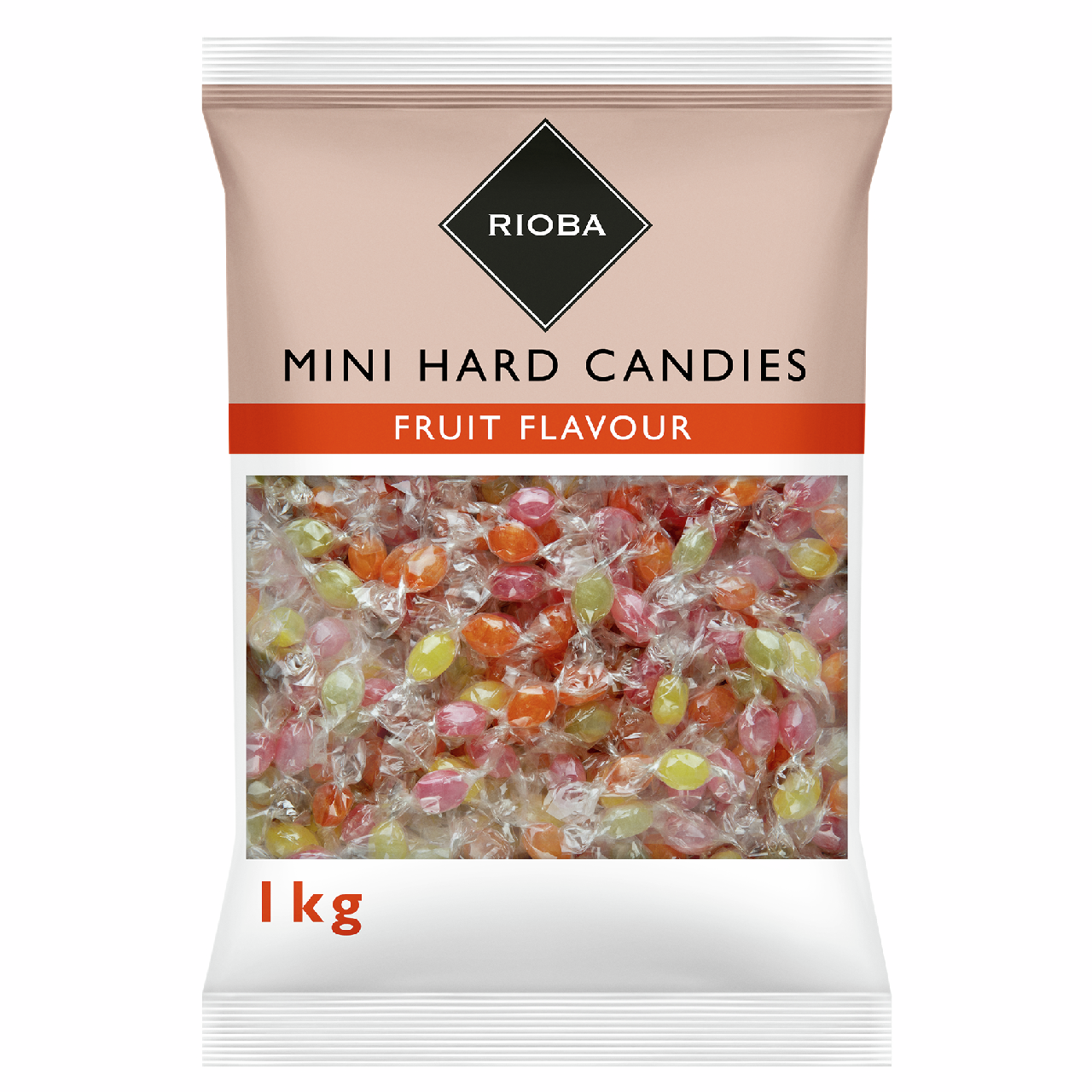 RIOBA Мини-леденцы с фруктовыми вкусами, 1кг