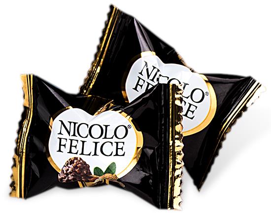 Конфеты NIKOLOFELICE шоколад арахис 2000 г