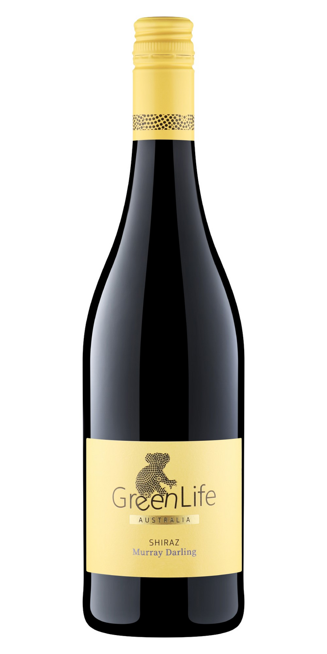 Изображение товара Красное полусухое вино GreenLife Shiraz Murray Darling 0.75л
