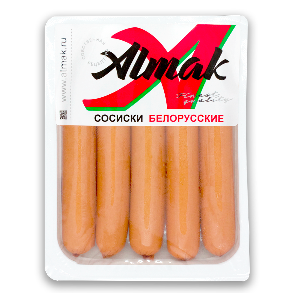 Сосиски Альмак Белорусские, 330г
