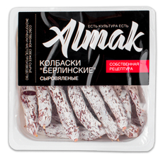 Колбаски Альмак Берлинские сыровяленые, 80г