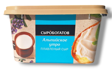 Сыр Сыробогатов Альпийское утро плавленный 45%, 400г