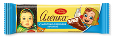Шоколад Аленка с молочно-злаковой начинкой, 45г