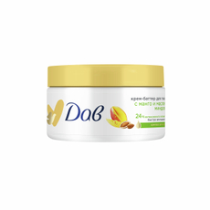 Крем-баттер для тела Дав с манго и маслом миндаля, 300мл