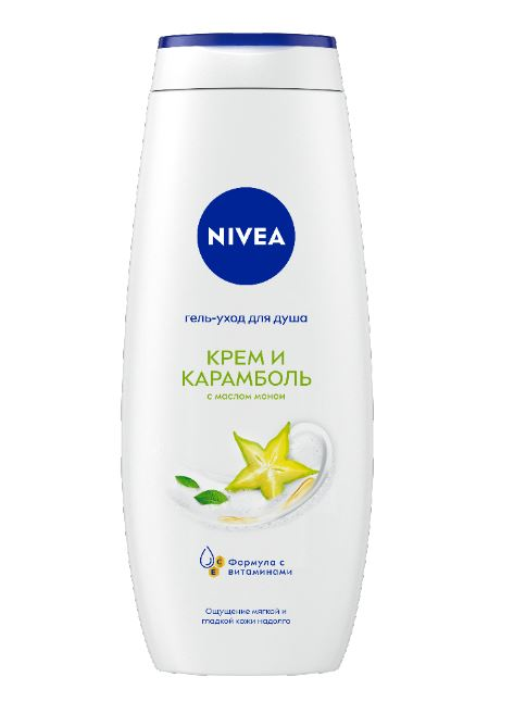 Изображение товара Гель для душа Nivea Крем и карамболь с маслом монои 500 мл