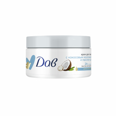 Крем для тела Дав с кокосовым молочком и маслом ши, 300мл