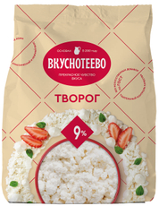 Творог рассыпчатый Вкуснотеево 9%, 300г