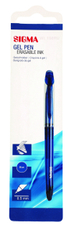 SIGMA Ручка гелевая стираемая синяя, 0.5мм