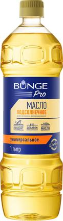 Масло подсолнечное Bunge Pro Cuisine рафинированное дезодорированное, 1л x 15 шт