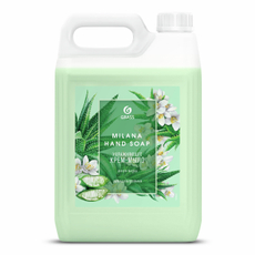 Крем-мыло жидкое Grass Milana с алоэ вера, 5кг