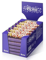 Батончик Picnic Грецкий орех шоколадный, 52г x 35 шт