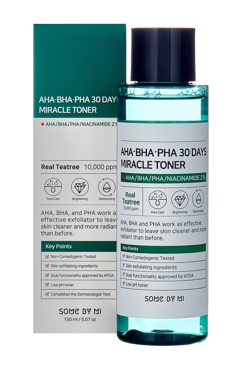 Изображение товара Тонер для лица Some By Mi AHA-BHA-PHA 30 Days Miracle 150мл для жирной кожи
