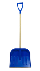 Лопата Зима №3 с V-ручкой из пластика дерева и алюминия