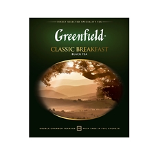 Чай Greenfield Classic Breakfast черный (2г х 100шт), 200г