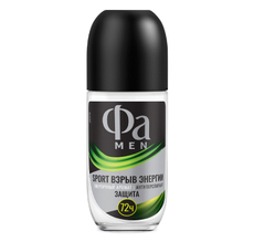 Антиперспирант-ролик Фа Men Sport Взрыв энергии Энергичный аромат, 50мл