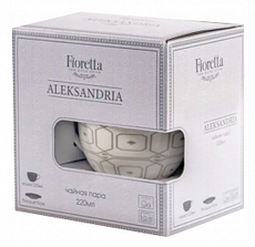 Чайная пара Fioretta Aleksandria, 220мл