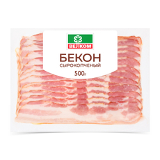 Бекон Велком сырокопченый нарезка, 500г