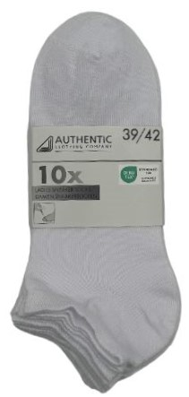 Носки женские Authentic из хлопка и полиамида укороченные размер 35-38