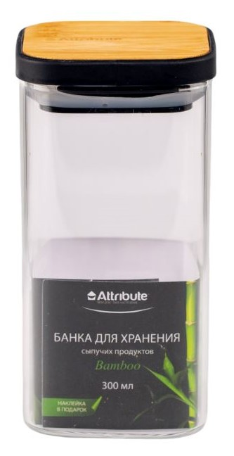 Изображение товара Банка для хранения Attribute Bamboo, 300мл