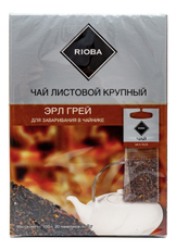 RIOBA Чай черный для заваривания в чайнике Эрл Грей (5г х 20шт), 100г