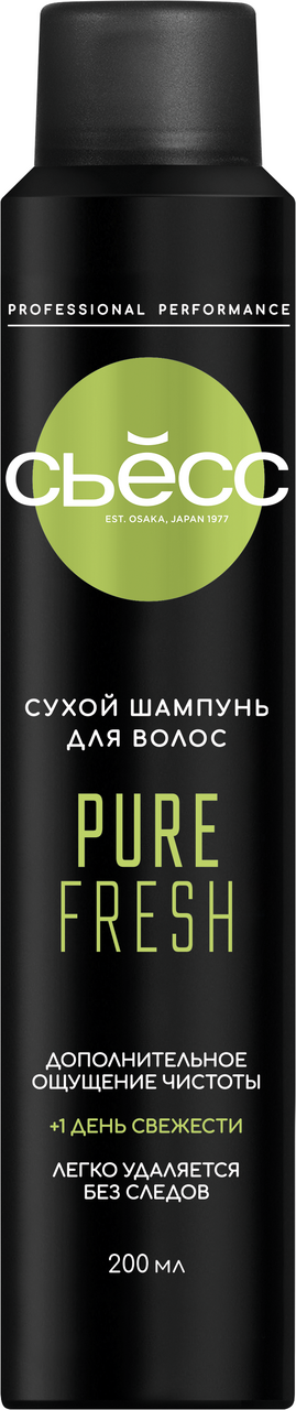 Изображение товара Шампунь сухой Сьёсс Pure Fresh, 200мл