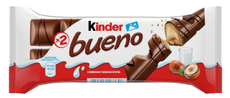 Батончик Kinder Bueno вафельный в молочном шоколаде, 43г