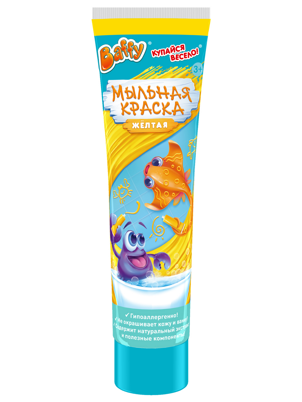 Мыльная краска для купания детская Baffy