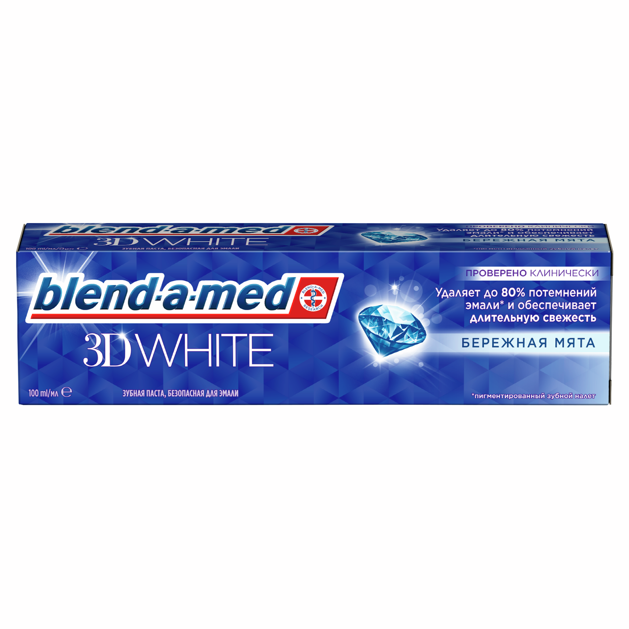 Изображение товара Зубная паста Blend-a-med 3D White Бережная мята 100мл отбеливание