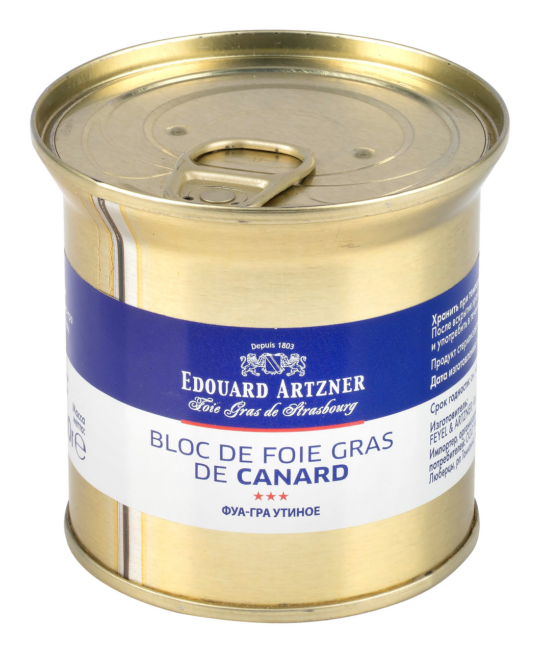 Фуа-гра Edouard Artzner утиное, 200г