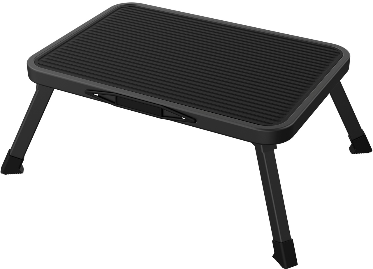 Изображение товара Складная ступенька Zalger черная 217 см с антивандальной поверхностью Изображение товара Складная ступенька Zalger черная 217 см с антивандальной поверхностью