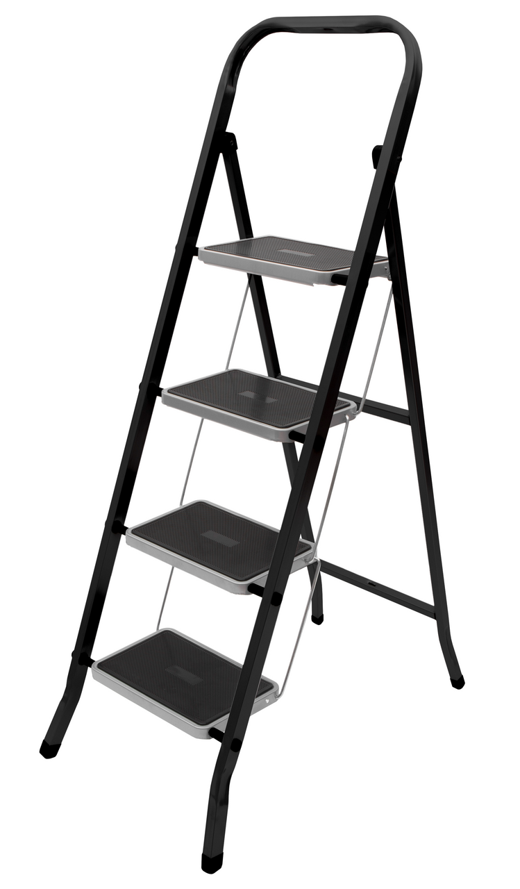 Изображение товара Стремянка Zalger Jet Black 4 ступени