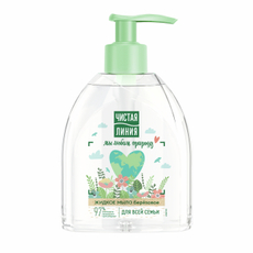 Мыло жидкое Чистая Линия Сила природы Для всей семьи березовое, 520мл