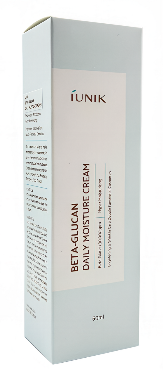 Изображение товара Крем для лица Iunik увлажняющий бета-глюкан, 60мл