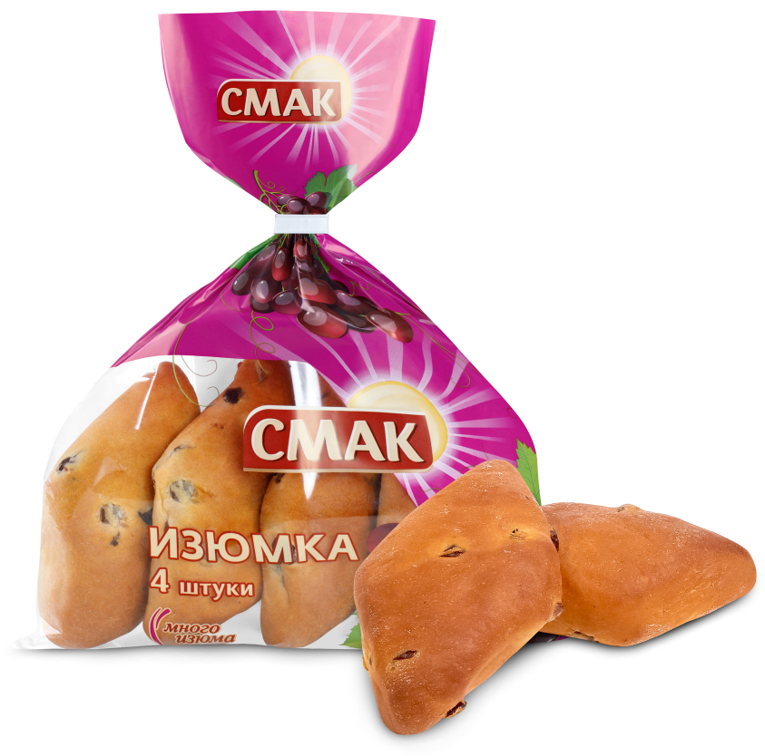 Булочка Смак Изюминка, 160г