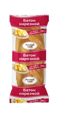 Батон Русский хлеб Русский нарезной, 400г