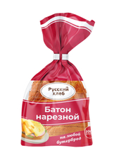 Батон Русский хлеб Нарезной в нарезке, 200г