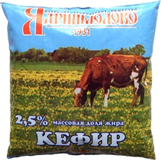 Кефир Ядринмолоко 2.5%, 450г
