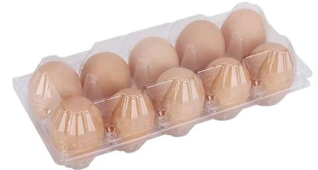 Яйцо куриное Волжское С1 ПО, 10шт
