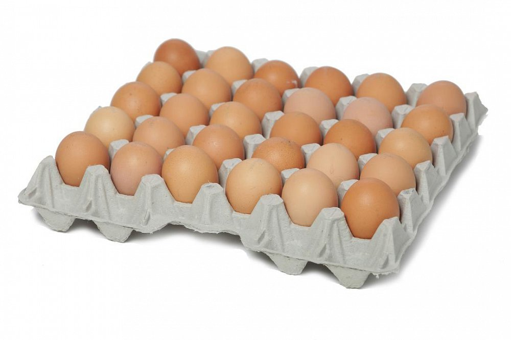Яйцо куриное Волжское С0, 30шт