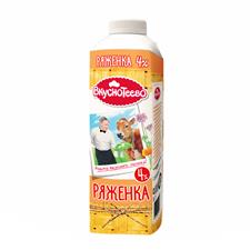 Ряженка ВКУСНОТЕЕВО 4%, 900г