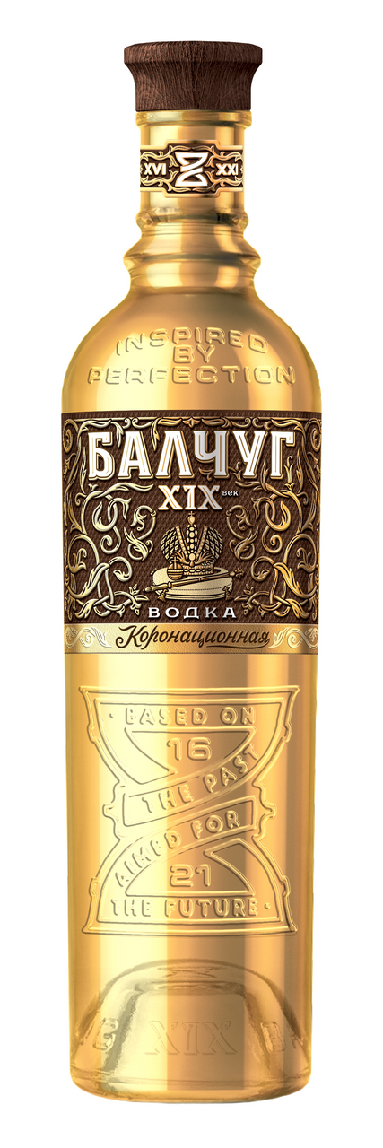 Изображение товара Водка БАЛЧУГ 19 век 0.5л премиум с экстрактом женьшеня
