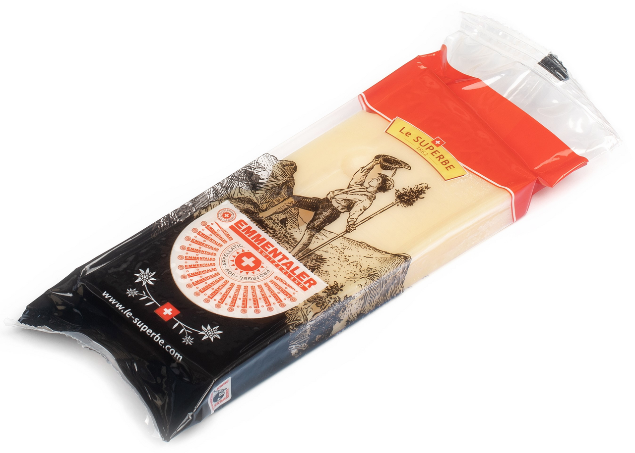 Сыр Le Superbe Эмменталер кусковой 50%, 180г