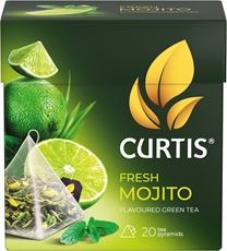 Чай Curtis зеленый мохито (1.8г х 20шт), 36г