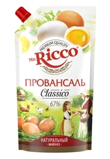 Майонез Mr. Ricco Organic Провансаль 67%, 400г