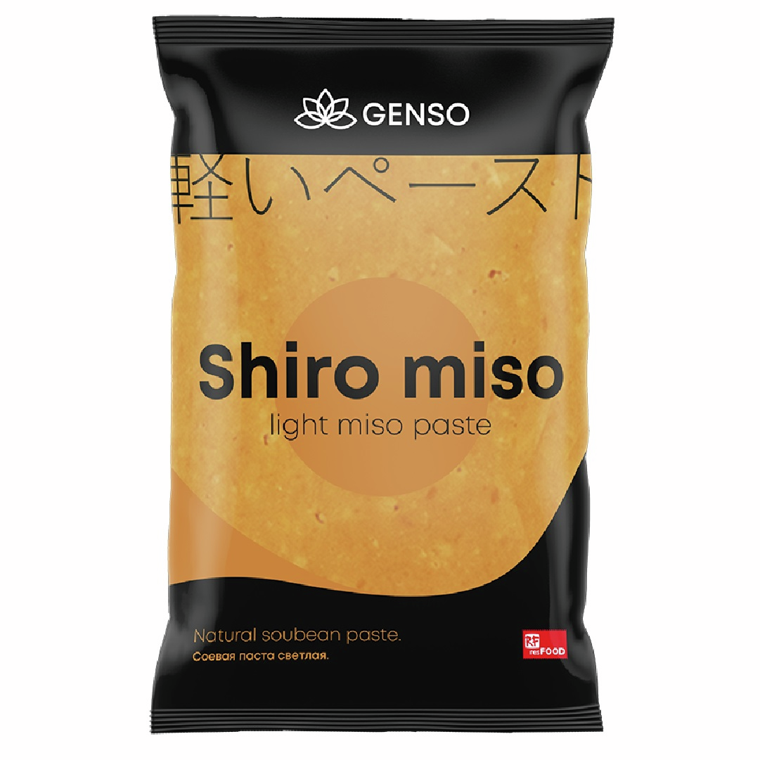 Паста соевая Genso Shiro Miso светлая, 1кг