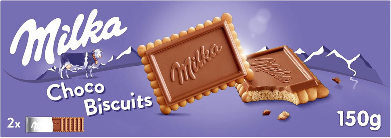 Бисквит Milka Choco Biscuits, 150г